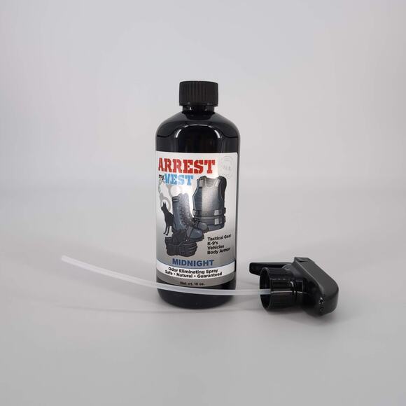 Arrest My Vest Midnight Scent Military Police Grade Odor Eliminating Spray 16 oz - Picture 10 of 16